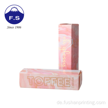 Goldfolie Custom Logo Hautpflege Lip Gloss Package